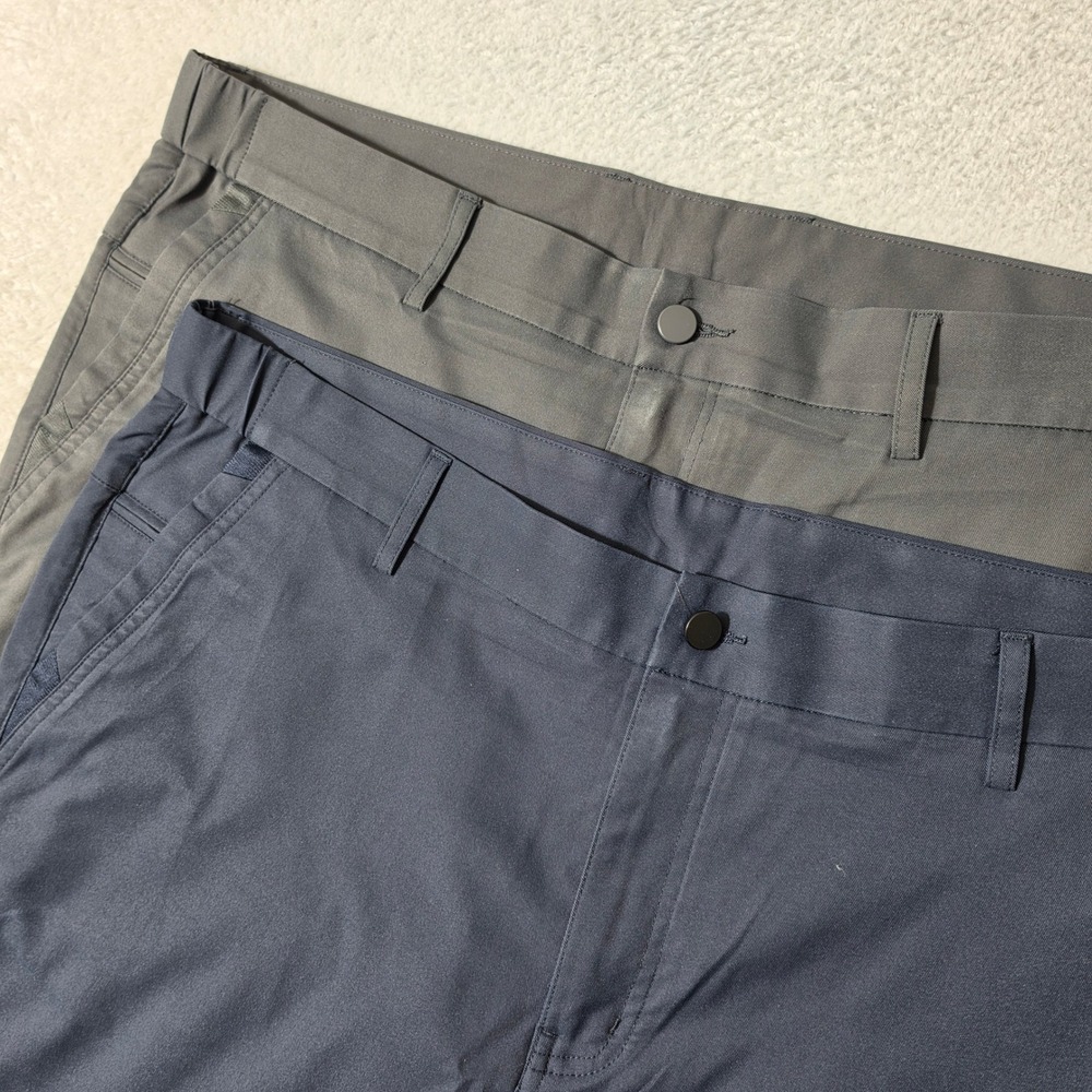 2 Pack! Jack Archer Jetsetter Pants Mens 38/28 Charcoal Navy Technical Trousers